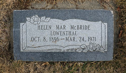 Helen Mar <I>McBride</I> Lowenthal 