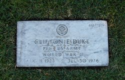 Clifton E Duke 