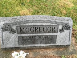Mildred Marie <I>Scowden</I> McGregor 