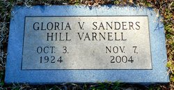 Gloria V <I>Sanders</I> Hill Varnell 