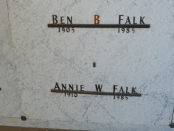 Annie W Falk 