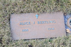 Alice Jeanette <I>Andersen</I> Bertling 
