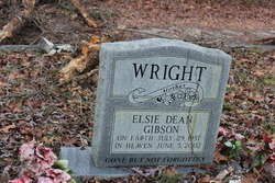 Elsie Dean <I>Gibson</I> Wright 