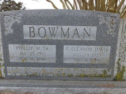 E. Eleanor <I>Davis</I> Bowman 