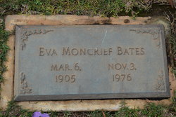 Eva <I>Moncrief</I> Bates 