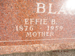 Effie Belle <I>Saylor</I> Blackman 