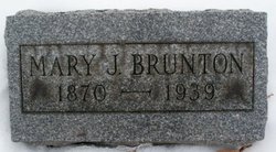 Mary Jane <I>Ramsey</I> Brunton 