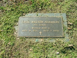 PFC Cecil Walter Adamson 