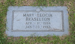 Mary Leocia <I>Parker</I> Braselton 