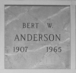 Bert W. Anderson 