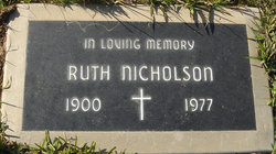 Ruth Annabelle <I>Klett</I> Nicholson 