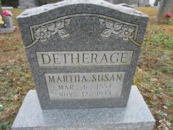 Martha Susan Detherage 