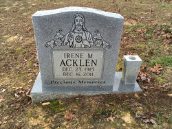Irene Mildred <I>Hicks</I> Acklen 