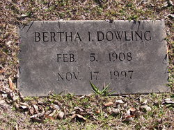 Bertha Mae <I>Isbell</I> Dowling 