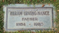 Dr Hiram Irving Nance 