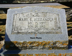 Mary Ella <I>Hidy</I> Alexander 