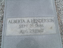 Alberta <I>Adams</I> Henderson 