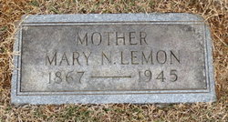 Mary Nancy “Mollie” <I>Cline</I> Lemon 