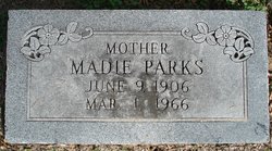 Mary M “Madie” <I>Davidson</I> Parks 