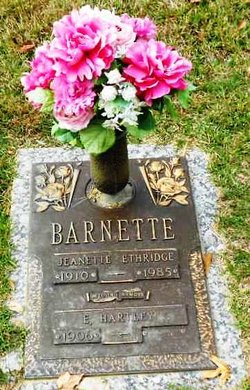 Jeanette <I>Rainey</I> Ethridge Barnette 