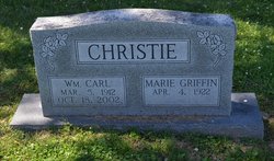 Margaret “Marie” <I>Griffin</I> Christie 