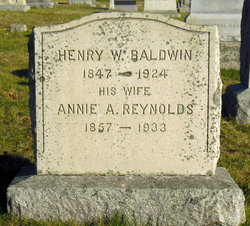 Annie A <I>Reynolds</I> Baldwin 