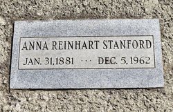 Anna <I>Reinhart</I> Stanford 