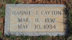 Nannie Belle <I>Jackson</I> Cayton 