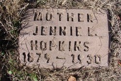 Jennie Lee <I>Hurd</I> Hopkins 
