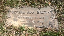 Serena Ada <I>Buford</I> Harness-Brown 