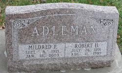 Mildred Marie <I>Palmer</I> Adleman 