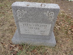 Vera Virginia <I>Bumphrey</I> Frank 