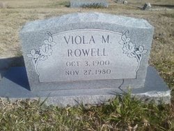Viola May <I>Carrell</I> Rowell 