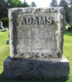 Hannah L. <I>Martin</I> Adams 