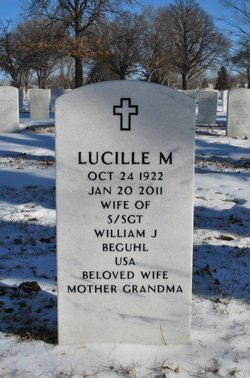 Lucille Mary <I>Bazille</I> Beguhl 