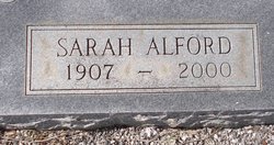 Sarah Elizabeth <I>Alford</I> Adams 