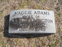 Maggie <I>Adams</I> Covington 