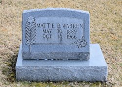 Mattie B. <I>Onkst</I> Warren 
