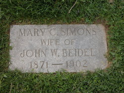 Mary C. <I>Simons</I> Beidel 