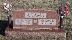 Estel Alma <I>Watson</I> Adams 