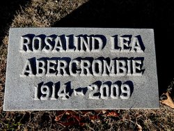 Rosalind <I>Lea</I> Abercrombie 