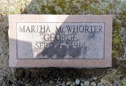 Martha <I>McWhorter</I> George 