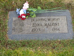 Edna Anna <I>Henning</I> Malone 