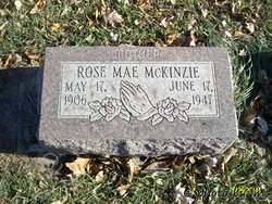 Rose Mae <I>Bagby</I> McKinzie 