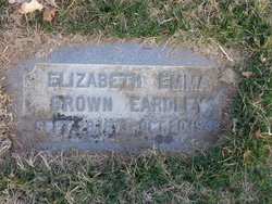 Elizabeth Emma <I>Brown</I> Eardley 