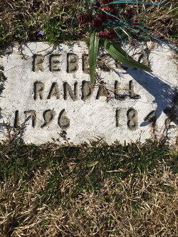 Rebecca Rachel <I>Day</I> Randall 
