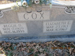 Elizabeth L. <I>Legg</I> Cox 