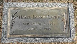 Hazel <I>Lamar</I> Gavin 