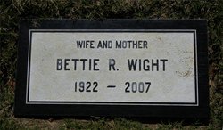 Bettie Rose <I>Keef</I> Wight 