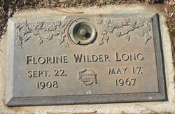 Florine <I>Wilder</I> Long 